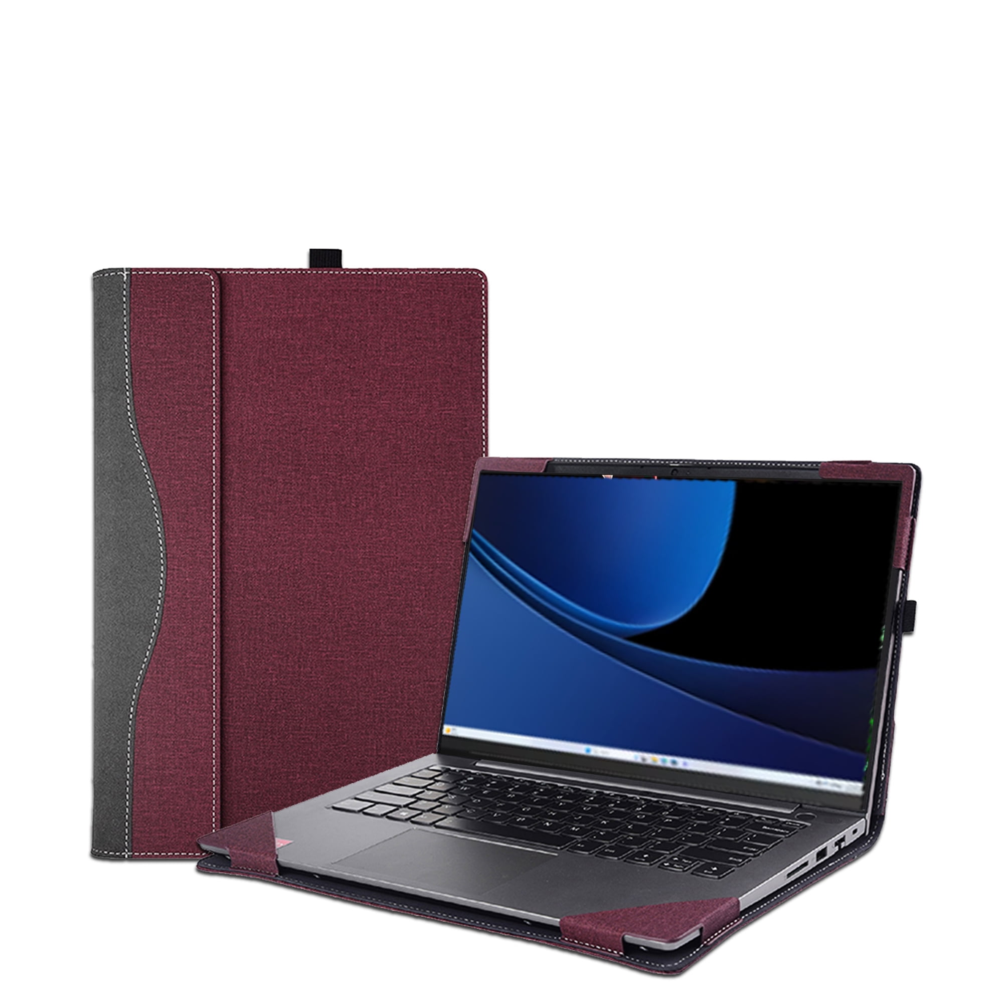 Laptop Cover Case for 15.6 inch Samsung Galaxy Book 4 /3 /2 & 15.6'' Galaxy Book 4 /3 /2 360 & for 15.6inch Galaxy Book 2/3 Pro 360,Detachable PU leather Protective Sleeve Bag Accessories
