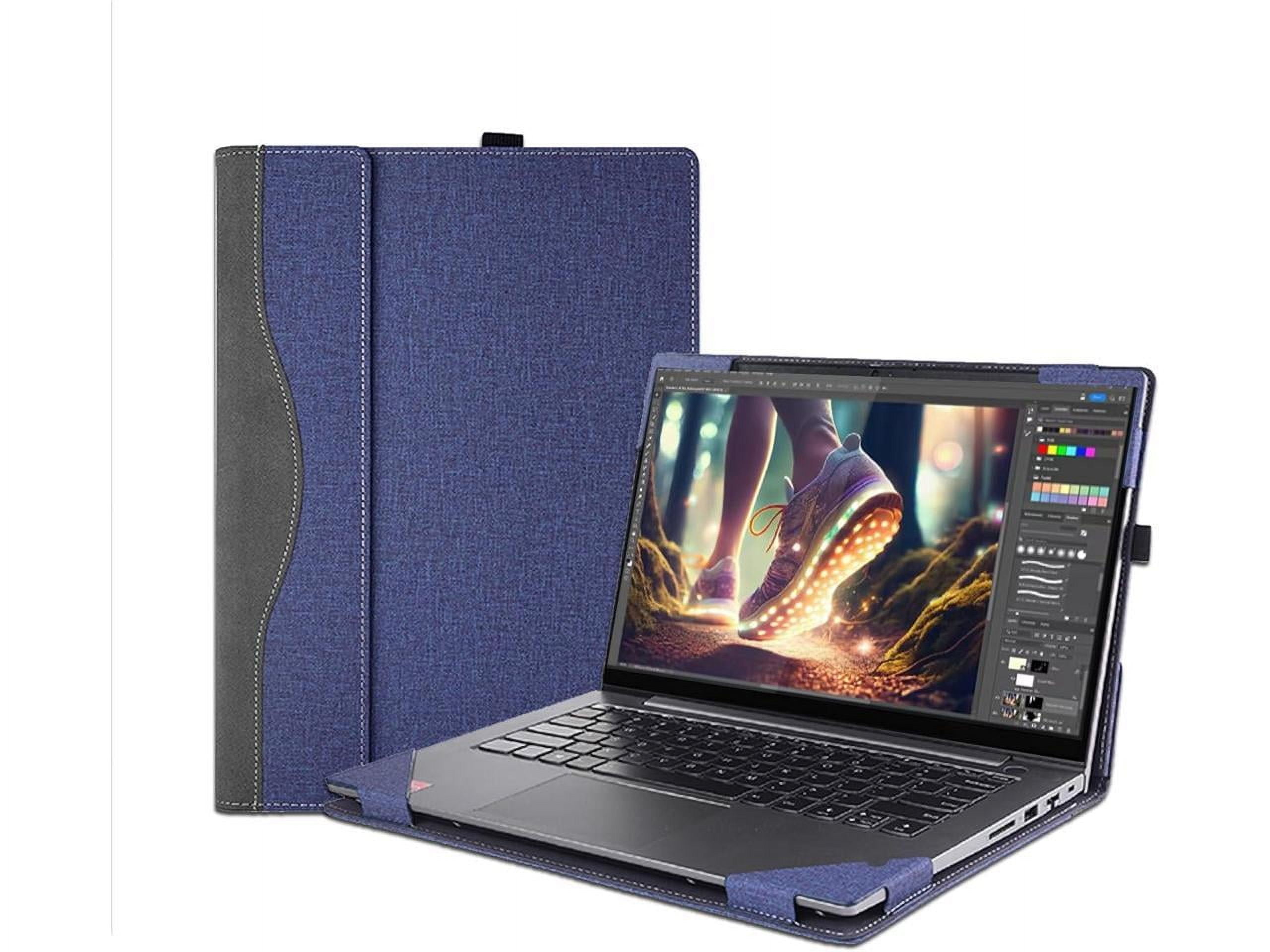 Laptop Cover Case for 16 inch Lenovo Yoga 7 2-in-1 16AHP9 /16IML9 & Yoga 7 16'' Series & Yoga Slim 7 Pro 16ACH6 16ARH7 16IAH7, PU Leather Protective Shell Detachable Laptop Bag Accessory