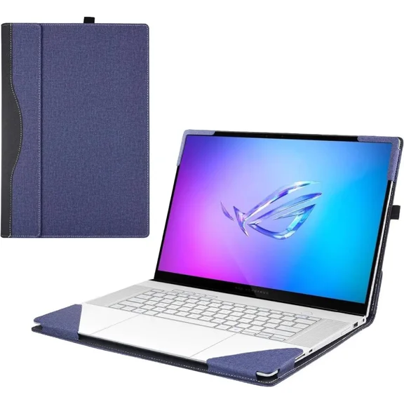 Laptop Cover Case for ASUS ROG Zephyrus G16 16 inch 2024 2025 [not Compatible with Any Other Model] 2-in-1 PU Leather Detachable Notebook Sleeve Computer Bag Protective Cover