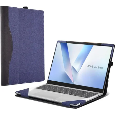 Laptop Cover Case for ASUS Vivobook 16 (M1607 / X1607) and S16 (M3607 /S3607) Sleeve,PU Leather Protective Shell Detachable Notebook PC Bag Accessories