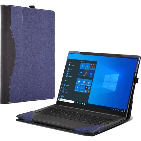 Laptop Cover Case for HP 250 15.6 inch G8 G9 / HP 255 15.6 inch G8 G9 [not for G10] Sleeve,2 in 1 PU Leather Protective Bag Notebook Sleeve Accessories