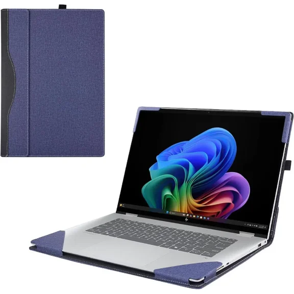 Laptop Cover Case for HP OmniBook X Flip 16 16-arXXXX/16-asXXXX & OmniBook 7 Flip 16-auXXXX 16inch [not Compatible with Any Other Model] 2-in-1 PU Leather Notebook Sleeve