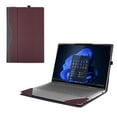 thumbnail image 1 of Laptop Cover Case for Lenovo ThinkPad X1 2-in-1 Gen10/Gen9[not Compatible with Any Other Model] 2-in-1 Detachable PU Leather Shell Notebook Sleeve（Wine red), 1 of 9