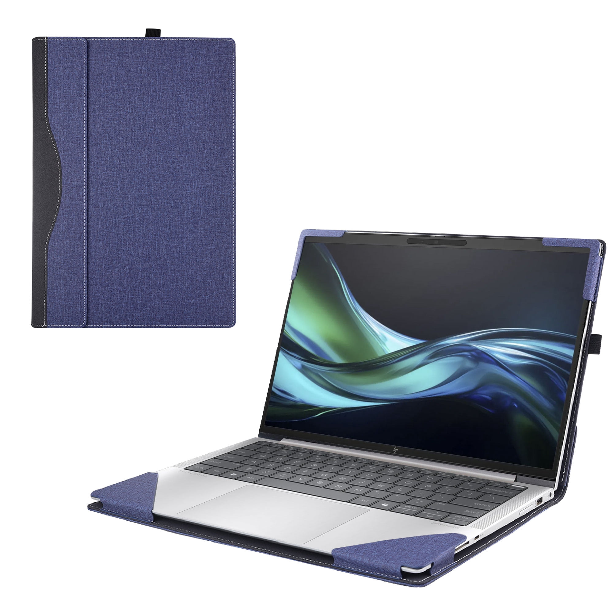 Laptop Cover Case Only for HP EliteBook 1040 G11 14inch [Not Compatible with Any Other HP Models] PU Leather Detachable Notebook Sleeve