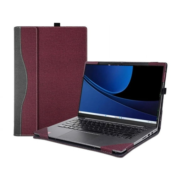 Laptop Cover Case for 15.3 inch Lenovo IdeaPad Slim 5 15IRH9 15IRU9, Detachable PU Leather Protective Sleeve Bag Accessories with Pencil Holder