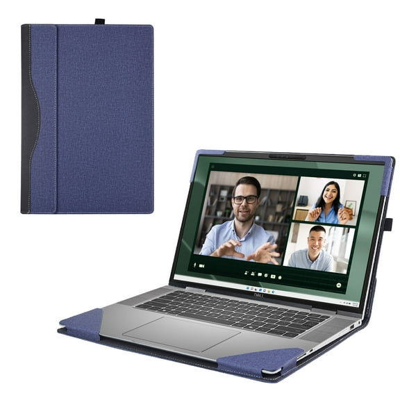 Laptop Cover Case for Dell Latitude 16 7650/7640 Notebook PC (NOT Working with Other Dell Models). 2-in-1 PU Leather Detachable Notebook Sleeve