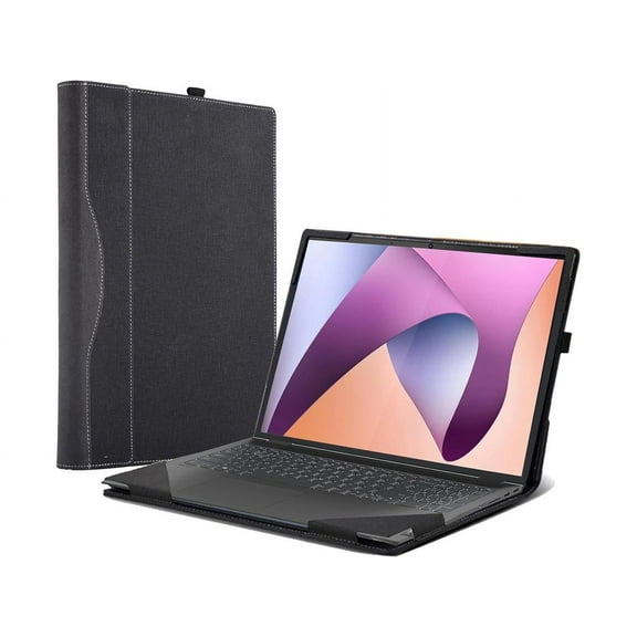 Laptop Cover for Lenovo IdeaPad Flex 5| Flex 5i 2-in 1 2023 Business Laptop 16 inch Flex 5 16 ABR 8 |16ALC7 |16IAU7 |16IRU8 | PU Leather Notebook Sleeve Detachable Protective Bag Shell