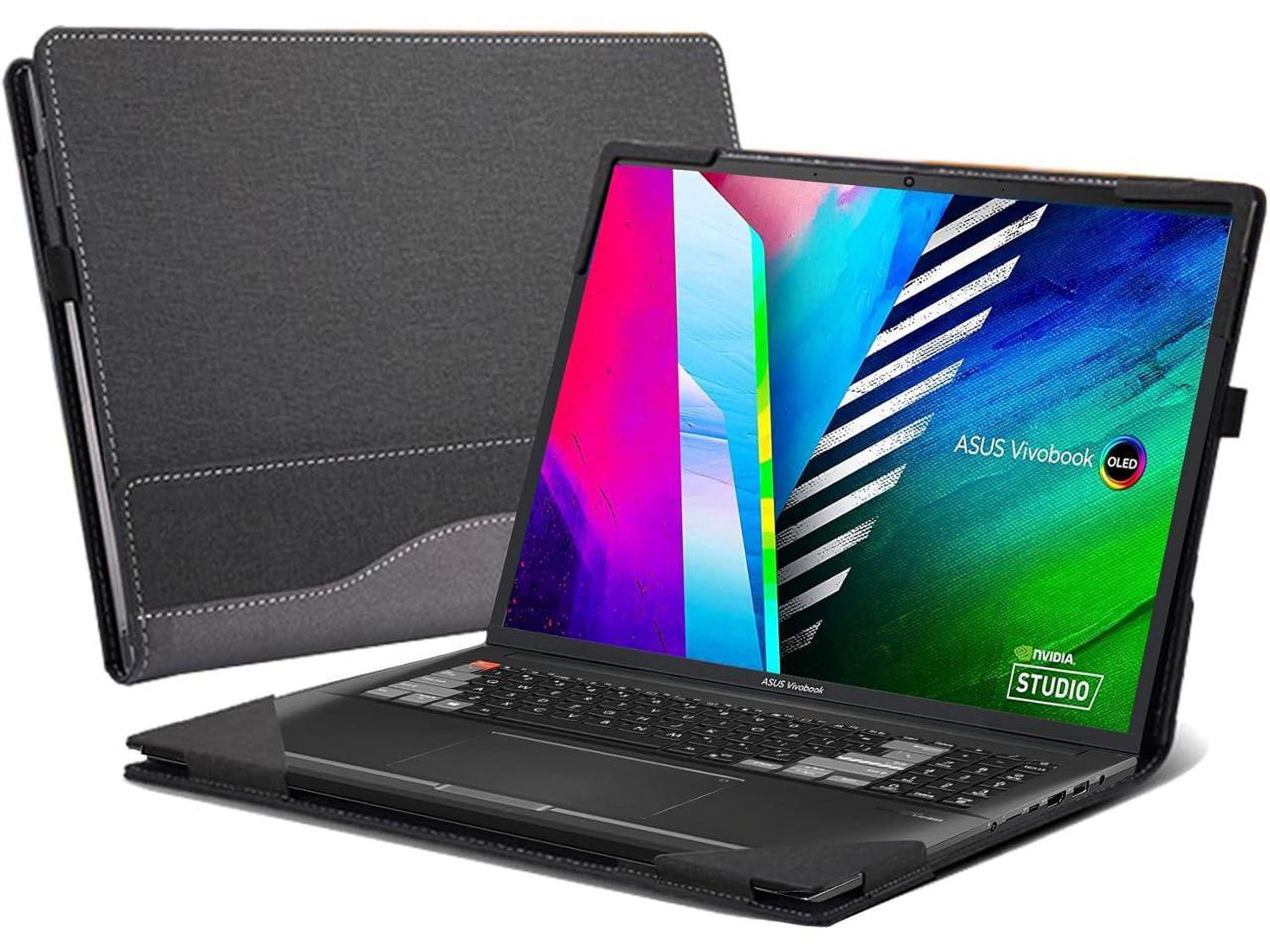Laptop Cover for MSI Creator Z16 case | ThinkPad T16 Laptop | Vivobook Pro 16X Laptop 16 inch OLED M7600 M7601 N7600 N7601Z | PU Leather Detachable Protective Cover with Pencil Holder