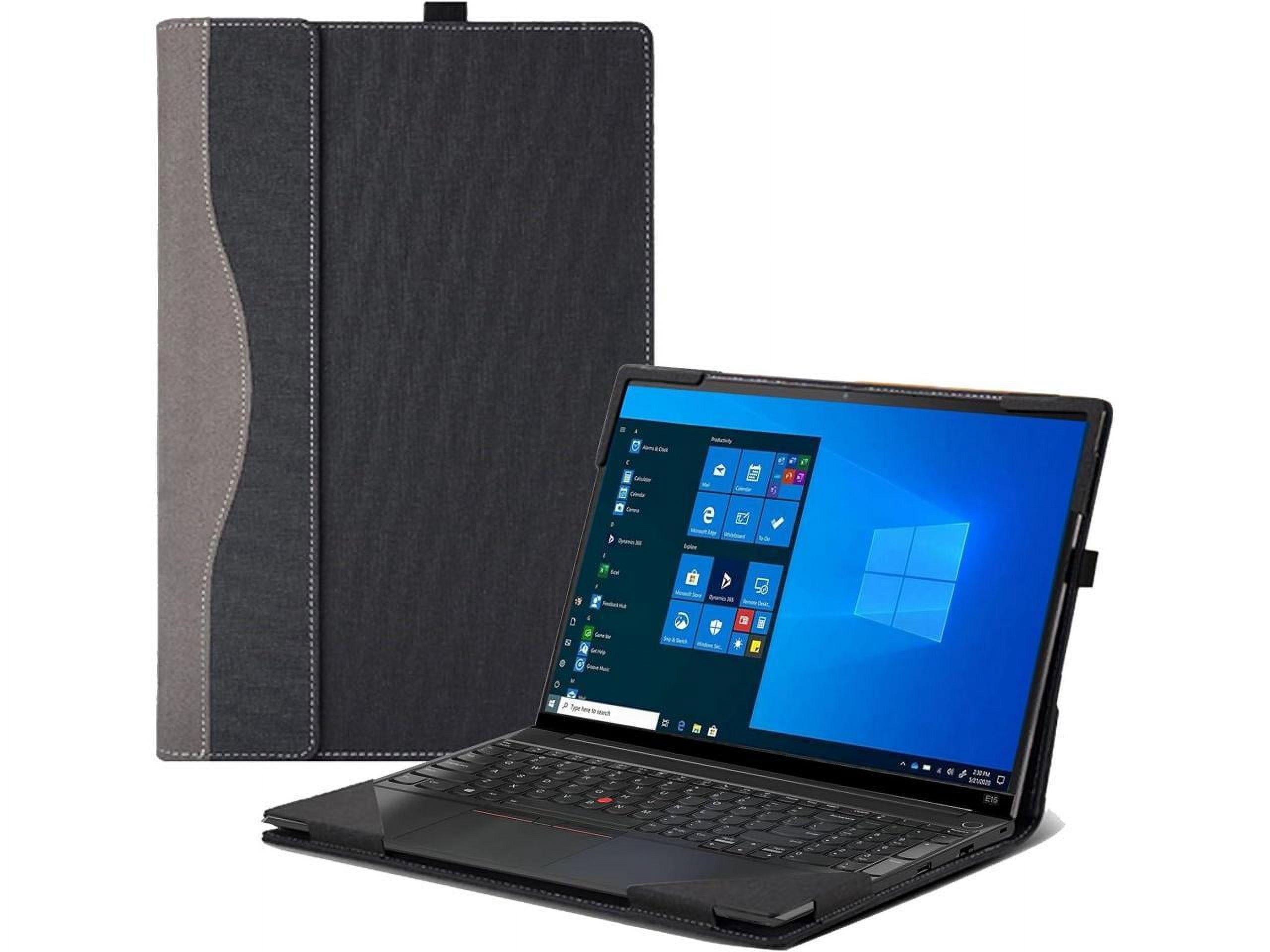 Laptop Cover for ThinkPad E15 Gen 2 | ThinkPad E15 Gen 3| ThinkPad E15 Gen 4 15.6" (Not Suitable for Other Models) Mobile Sleeve Computer Bag Protective PU Leather Shell