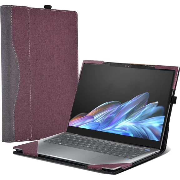 Laptop Cover for HP OmniBook X Laptop Next Gen AI PC - 14-fe0087nr |14-fe000|14-fe0097nr|14-fe0057nr|14-fe0058nr 14" PU Leather Inside Pocket Cover