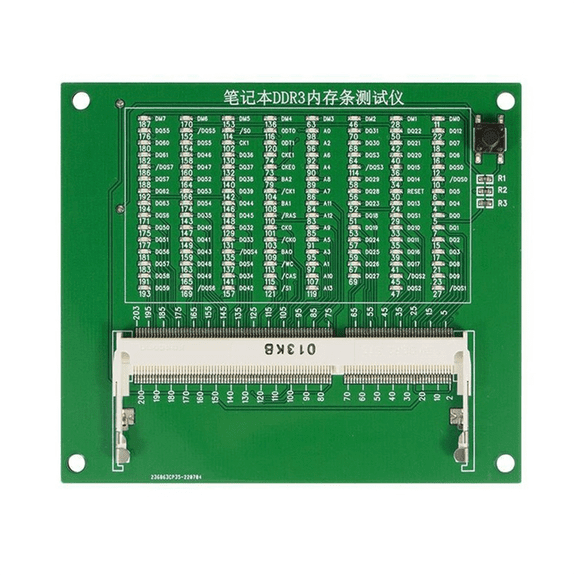 Laptop DDR3 Memory Card Tester Detection Tool Computer Motherboard Repair Tester External with Light