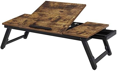 Laptop Desk, Bed Sofa Breakfast Tray, Adjustable Tilt Top, Right-Left ...