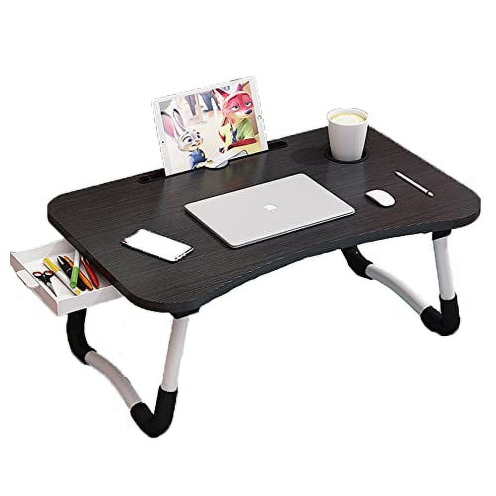 Laptop Desk Bed Stand Foldable Laptop Table Folding Breakfast Tray