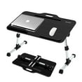 Laptop Desk Bed Tray Table, Height & Angle Adjustable Sit and Stand