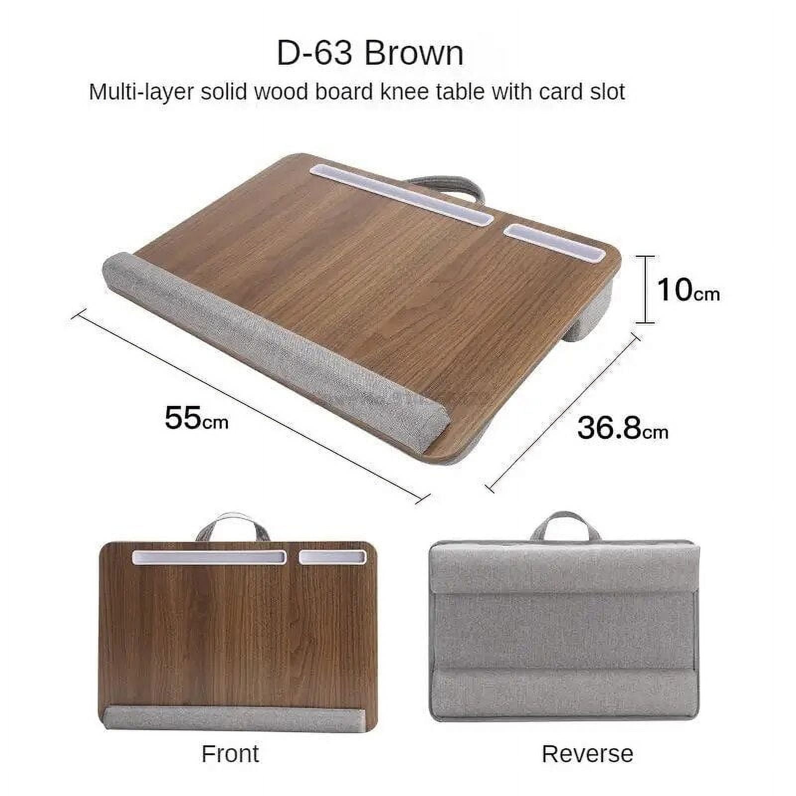 Laptop Desk Stand Notebook Tablet Knee Lap Desk With Card Slot Portable