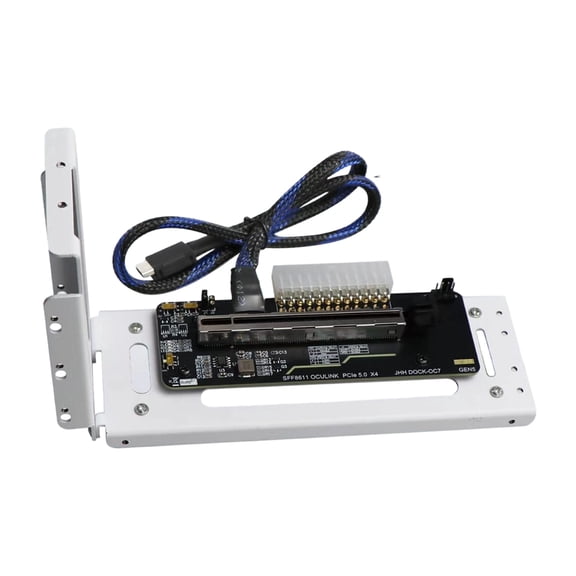 Laptop External Graphics Card GPU Dock PCIE 5.0 Gen4 Expansion Card GPU Case for NVMe Low Latency