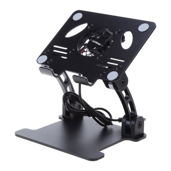 Laptop Foldable Cooling fan Holder Bracket Stand Portable Adjustable Riser Rack
