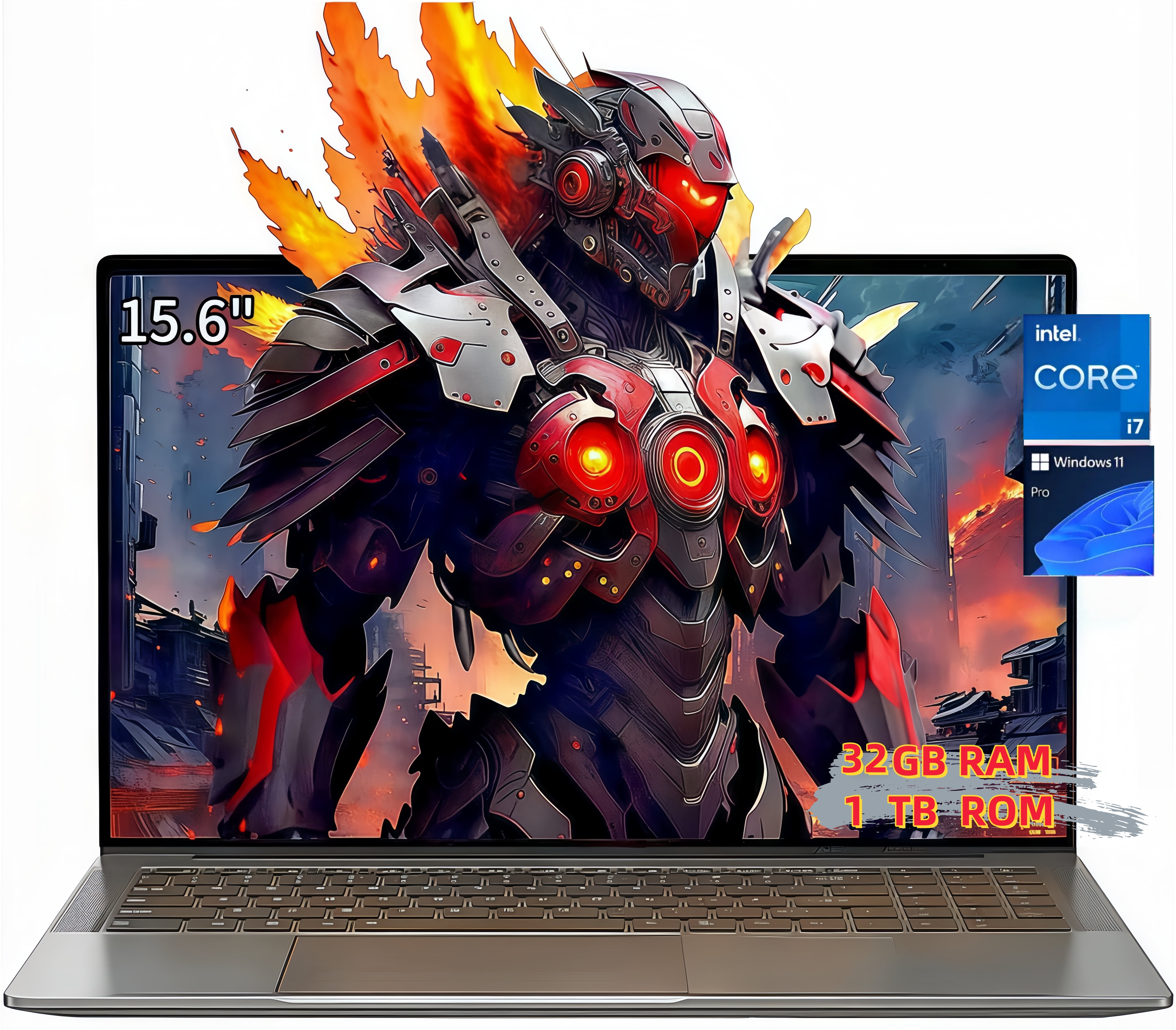TOEMAAGIC Gaming Laptop Intel Core i7-13650HX Beat AMD Ryzen 9 7940HS -15.6 FHD Display- 32GB RAM -1TB SSD -Backlit Keyboard - 2025 Portatil Gamer PC -Windows 11 Pro