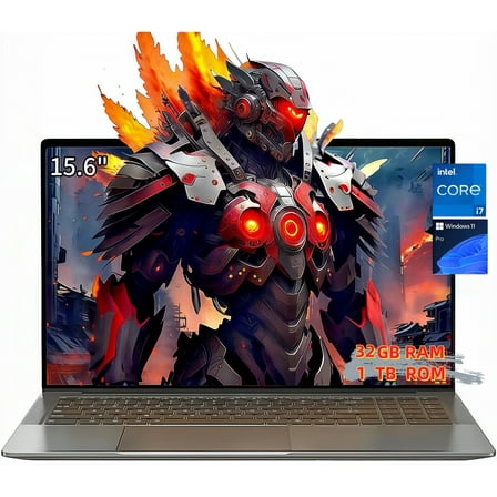 TOEMAAGIC Gaming Laptop Intel Core i7-13650HX Beat AMD Ryzen 9 7940HS -15.6 FHD Display- 32GB RAM -1TB SSD -Backlit Keyboard - 2025 Portatil Gamer PC -Windows 11 Pro