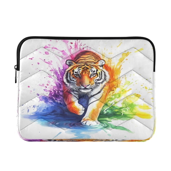 Laptop Inner Case 13.4x10.2In Laptop Case Is Suitable For 13-14In Laptop For Work Travel Outdoors Beautiful Colorful Tiger