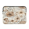 thumbnail image 1 of Laptop Inner Case 13.4x10.2In Laptop Case Is Suitable For 13-14In Laptop For Work Travel Outdoors Beautiful Gray Flowers, 1 of 7