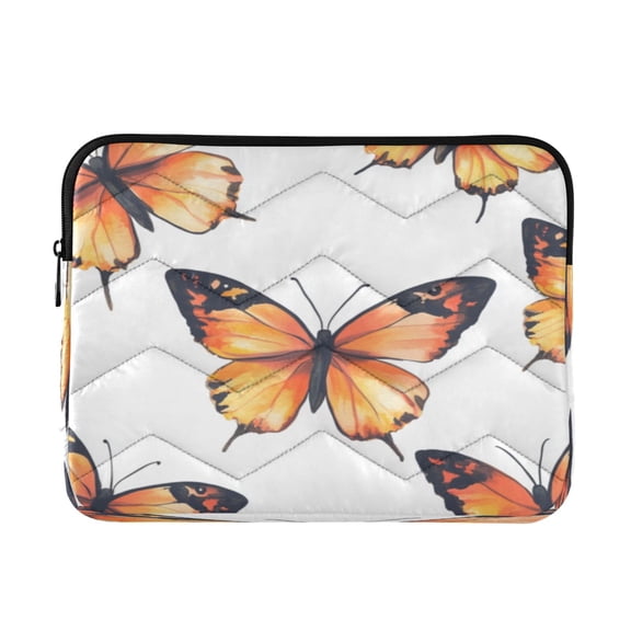 Laptop Inner Case 13.4x10.2In Laptop Case Is Suitable For 13-14In Laptop For Work Travel Outdoors Big Yellow Butterfly