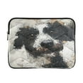 thumbnail image 1 of Laptop Inner Case 13.4x10.2In Laptop Case Is Suitable For 13-14In Laptop For Work Travel Outdoors Black and White Cute Dog, 1 of 7