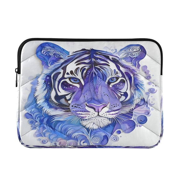 Laptop Inner Case 13.4x10.2In Laptop Case Is Suitable For 13-14In Laptop For Work Travel Outdoors Blue Beautiful Tiger
