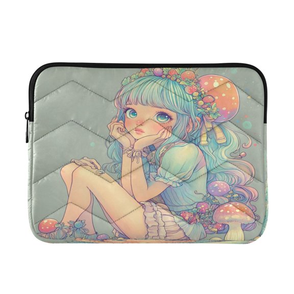 Laptop Inner Case 13.4x10.2In Laptop Case Is Suitable For 13-14In Laptop For Work Travel Outdoors Blue Haired Beauty