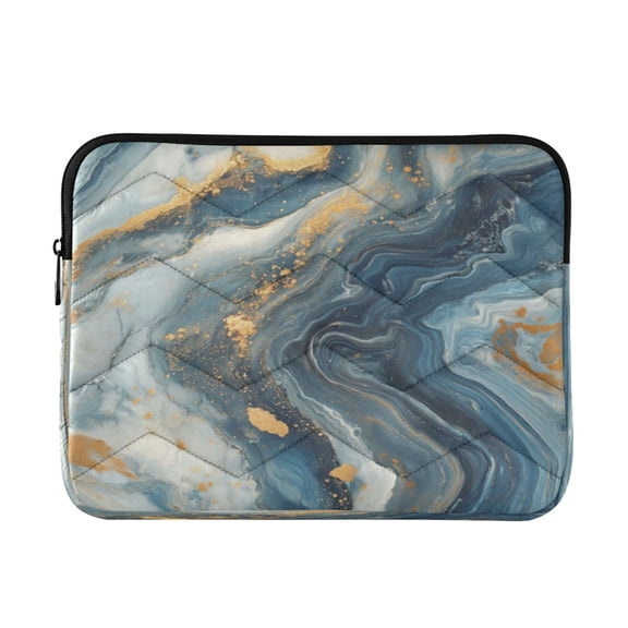 Laptop Inner Case 13.4x10.2In Laptop Case Is Suitable For 13-14In Laptop For Work Travel Outdoors Blue Marble Pattern