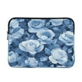 thumbnail image 1 of Laptop Inner Case 13.4x10.2In Laptop Case Is Suitable For 13-14In Laptop For Work Travel Outdoors Blue Roses, 1 of 7