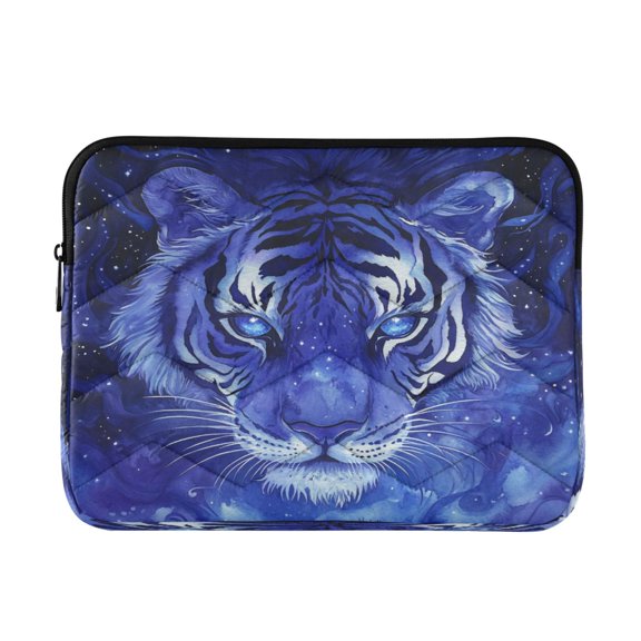 Laptop Inner Case 13.4x10.2In Laptop Case Is Suitable For 13-14In Laptop For Work Travel Outdoors Blue Tiger Pattern