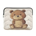 thumbnail image 1 of Laptop Inner Case 13.4x10.2In Laptop Case Is Suitable For 13-14In Laptop For Work Travel Outdoors Cartoon Grey Bear, 1 of 7