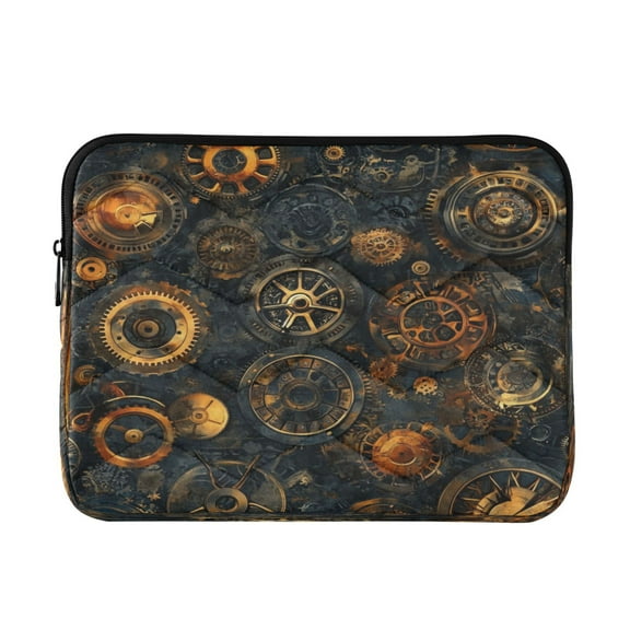 Laptop Inner Case 13.4x10.2In Laptop Case Is Suitable For 13-14In Laptop For Work Travel Outdoors Cartoon Steampunk Gears