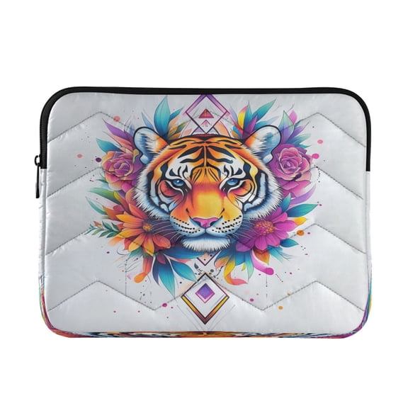 Laptop Inner Case 13.4x10.2In Laptop Case Is Suitable For 13-14In Laptop For Work Travel Outdoors Color Art Cool Tiger