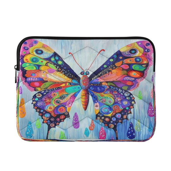 Laptop Inner Case 13.4x10.2In Laptop Case Is Suitable For 13-14In Laptop For Work Travel Outdoors Cool Beautiful Butterfly Pattern