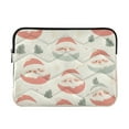 thumbnail image 1 of Laptop Inner Case 13.4x10.2In Laptop Case Is Suitable For 13-14In Laptop For Work Travel Outdoors Cute Cartoon Santa Face, 1 of 7