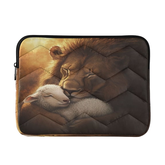 Laptop Inner Case 13.4x10.2In Laptop Case Is Suitable For 13-14In Laptop For Work Travel Outdoors Cute Lion Sheep
