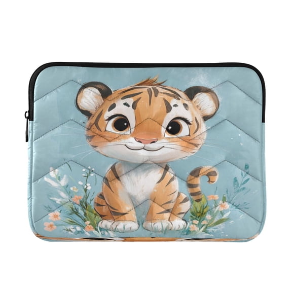 Laptop Inner Case 13.4x10.2In Laptop Case Is Suitable For 13-14In Laptop For Work Travel Outdoors Cute Smiling Little Tiger