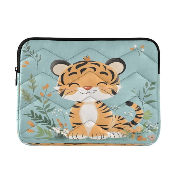 Laptop Inner Case 13.4x10.2In Laptop Case Is Suitable For 13-14In Laptop For Work Travel Outdoors Cute Smiling Tiger