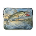 thumbnail image 1 of Laptop Inner Case 13.4x10.2In Laptop Case Is Suitable For 13-14In Laptop For Work Travel Outdoors Gold Fish Pattern, 1 of 7