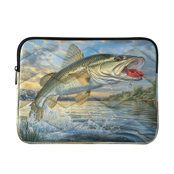 Laptop Inner Case 13.4x10.2In Laptop Case Is Suitable For 13-14In Laptop For Work Travel Outdoors Gold Fish Pattern