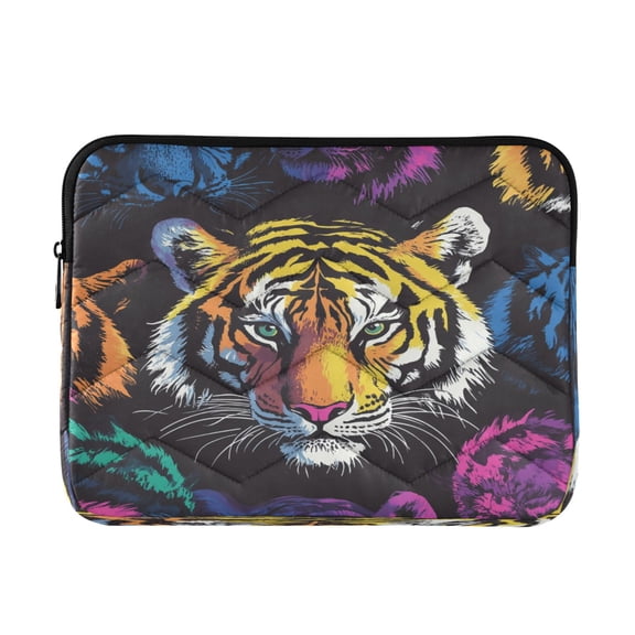 Laptop Inner Case 13.4x10.2In Laptop Case Is Suitable For 13-14In Laptop For Work Travel Outdoors Jungle Tiger Pattern