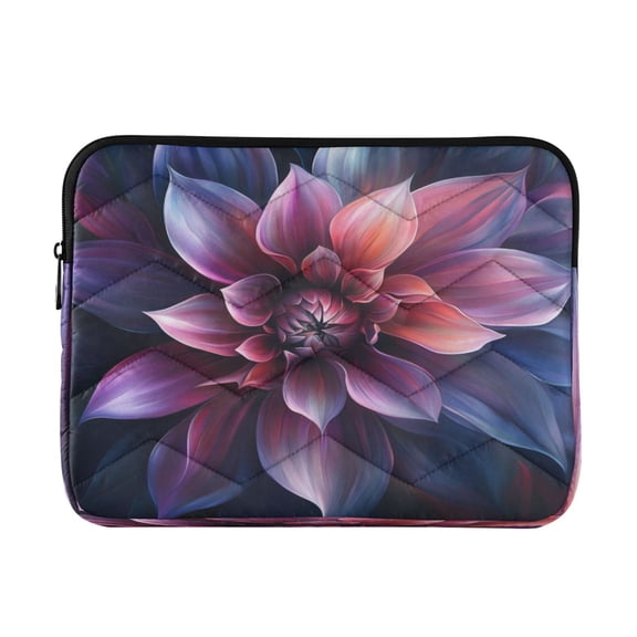 Laptop Inner Case 13.4x10.2In Laptop Case Is Suitable For 13-14In Laptop For Work Travel Outdoors Large Purple Flowers