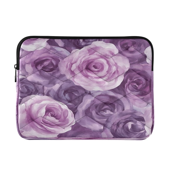 Laptop Inner Case 13.4x10.2In Laptop Case Is Suitable For 13-14In Laptop For Work Travel Outdoors Lavender Roses Seamless