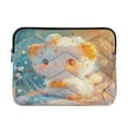 thumbnail image 1 of Laptop Inner Case 13.4x10.2In Laptop Case Is Suitable For 13-14In Laptop For Work Travel Outdoors Lovely Cartoon Orange Cat, 1 of 7