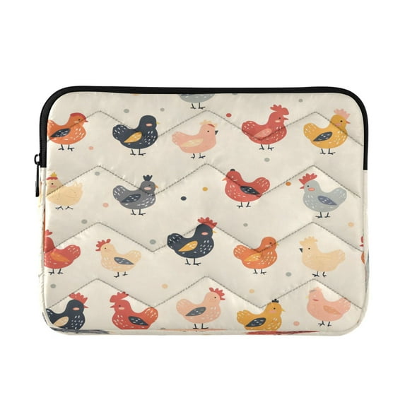Laptop Inner Case 13.4x10.2In Laptop Case Is Suitable For 13-14In Laptop For Work Travel Outdoors Multicolour Chicken