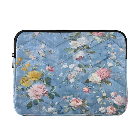 Laptop Inner Case 13.4x10.2In Laptop Case Is Suitable For 13-14In Laptop For Work Travel Outdoors Pink Wildflowers