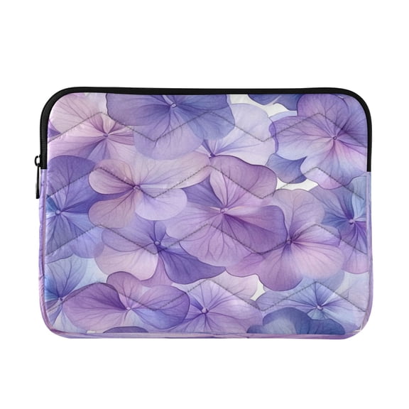 Laptop Inner Case 13.4x10.2In Laptop Case Is Suitable For 13-14In Laptop For Work Travel Outdoors Purple Hydrangea