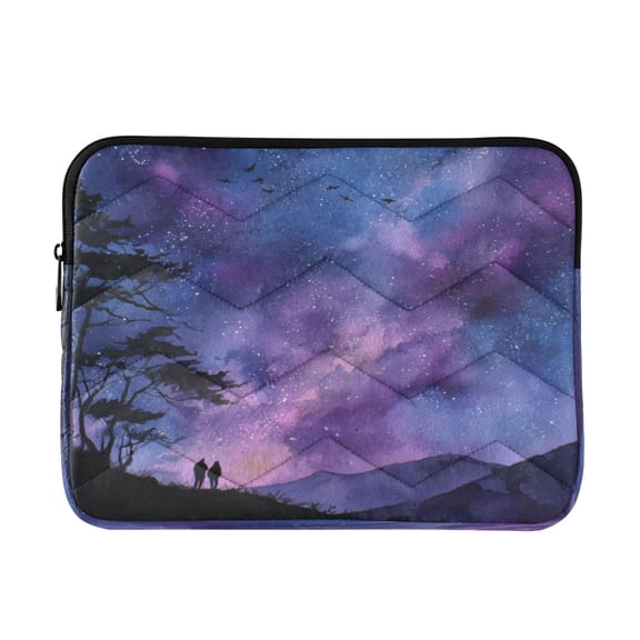 Laptop Inner Case 13.4x10.2In Laptop Case Is Suitable For 13-14In Laptop For Work Travel Outdoors Purple Night